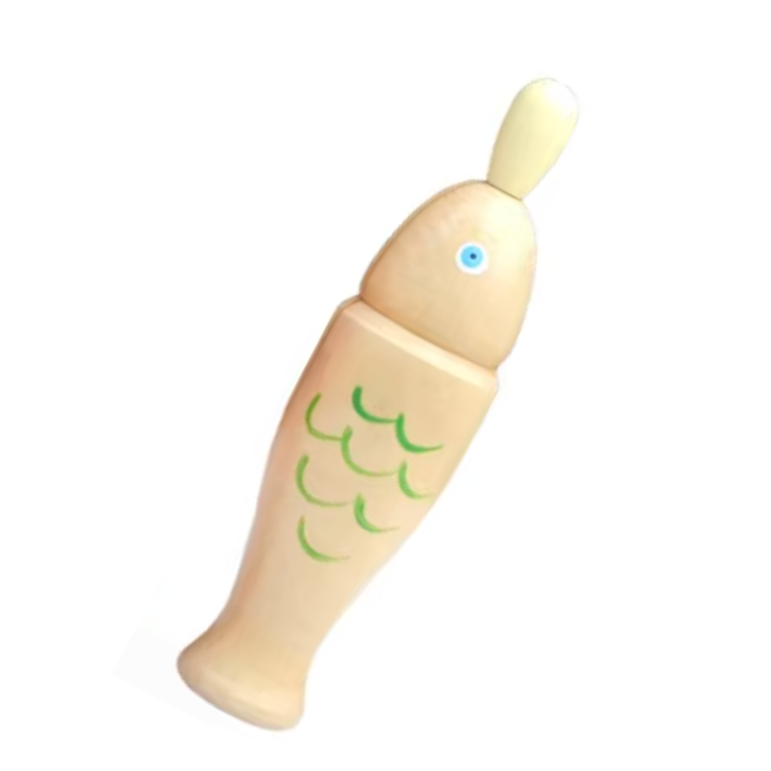 Instrument de musique enfant - Jouet en Bois Naturel - BOIS SONORE POISSON