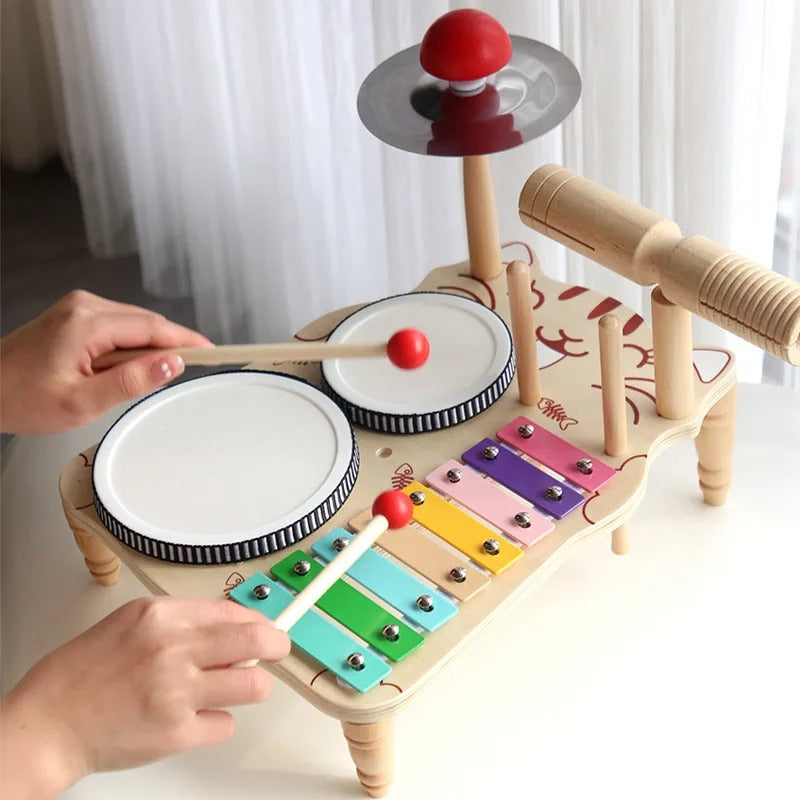 Xylophone | Multi-Percussion⹠: Le multi-Instrument de musique idéal pour éveiller la créativité de votre enfant