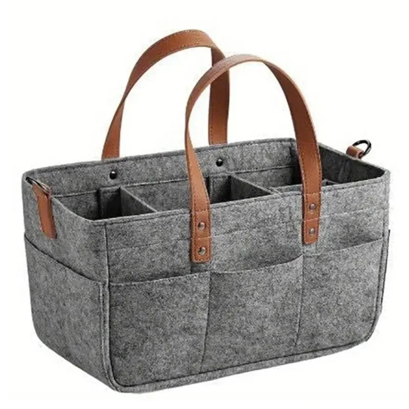 Organisateur 5 en 1 - Sac à Couches - Rangement pour jouets - Sac de voyage - Boite d'épicerie, Panier pique-nique