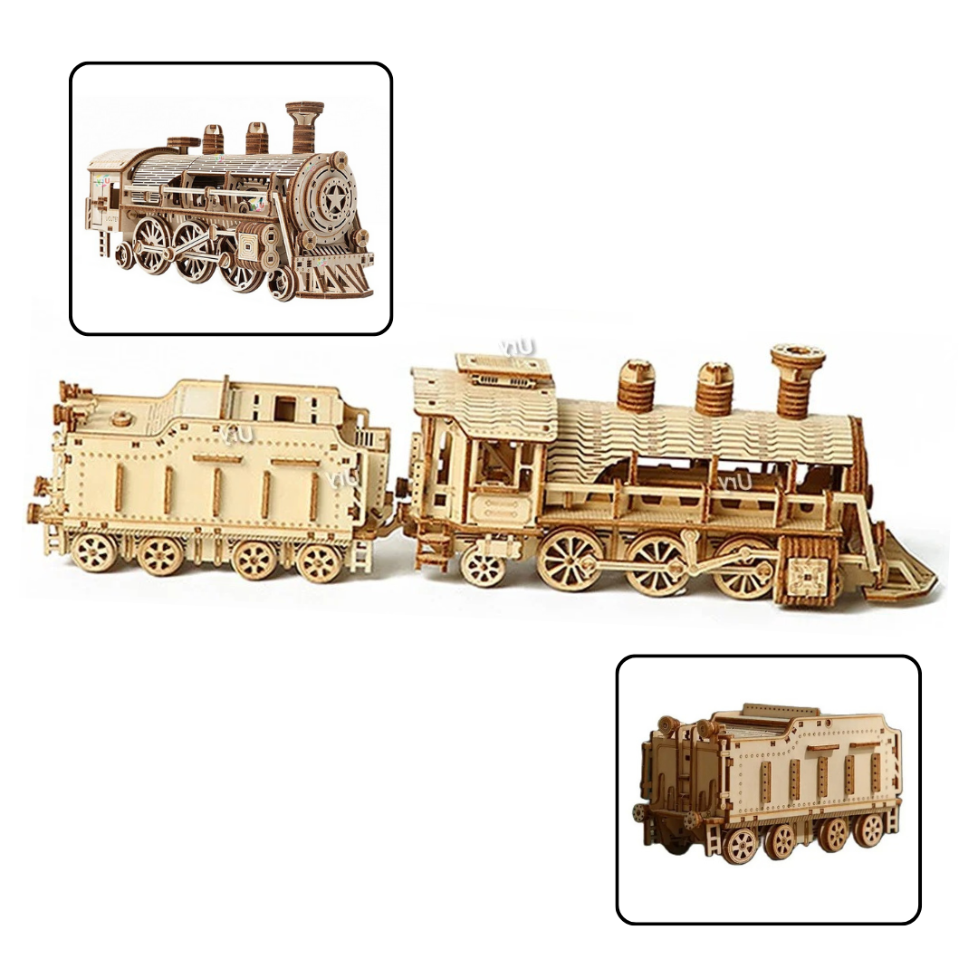 Puzzle 3D | Boizzle™ Duo mini train et fourgon