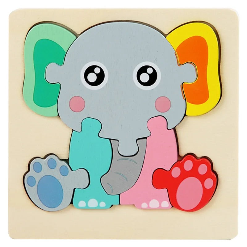 PUZZLE BEBE | Ludipuzzle™ Ensemble de 6 casse-têtes: les animaux