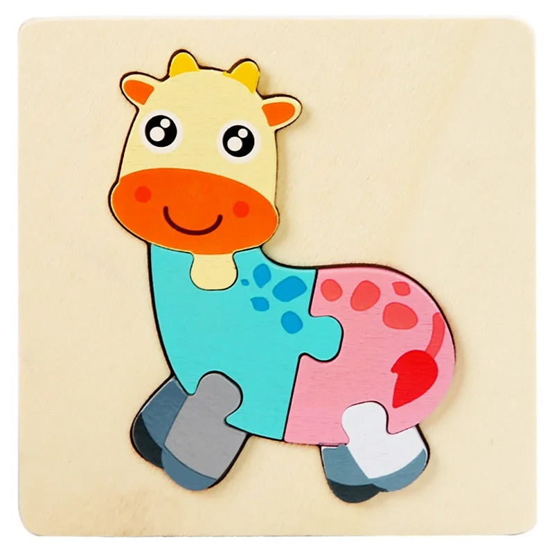 PUZZLE BEBE | Ludipuzzle™ Ensemble de 6 casse-têtes: les animaux