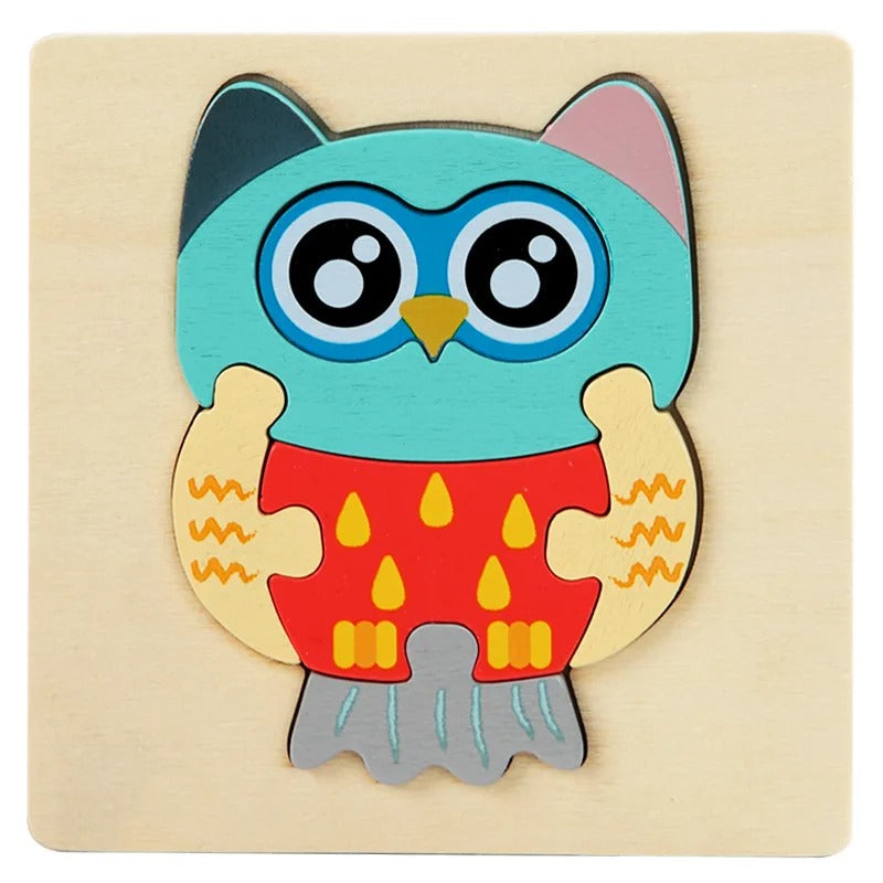 PUZZLE BEBE | Ludipuzzle™ Ensemble de 6 casse-têtes: les animaux