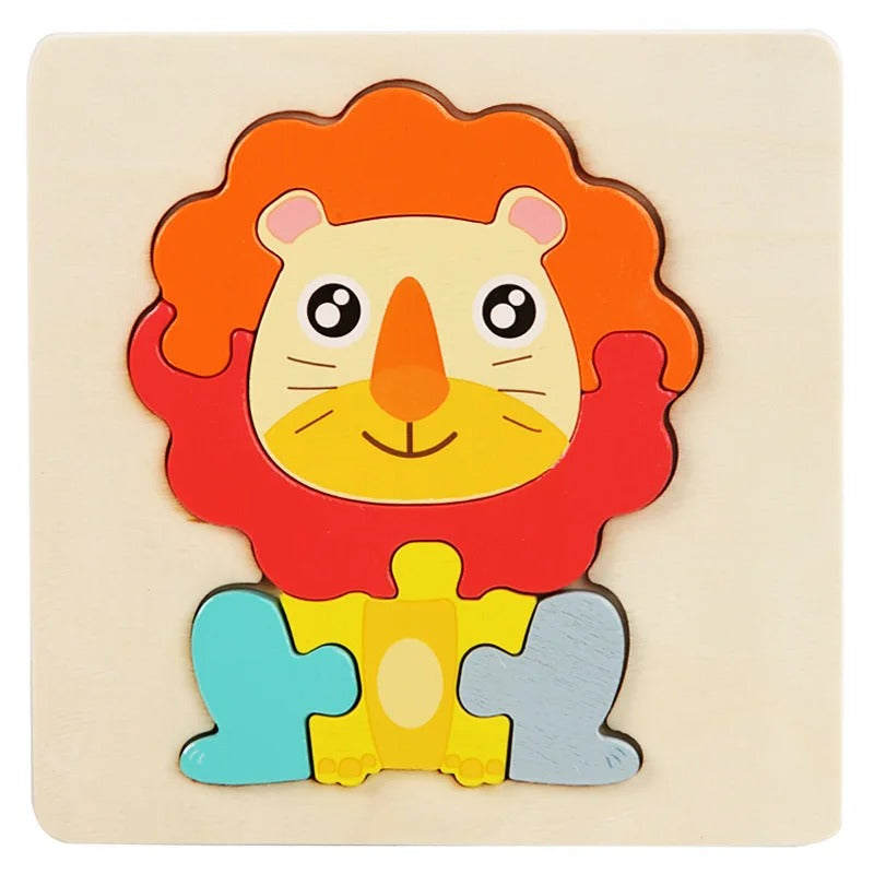 PUZZLE BEBE | Ludipuzzle™ Ensemble de 6 casse-têtes: les animaux