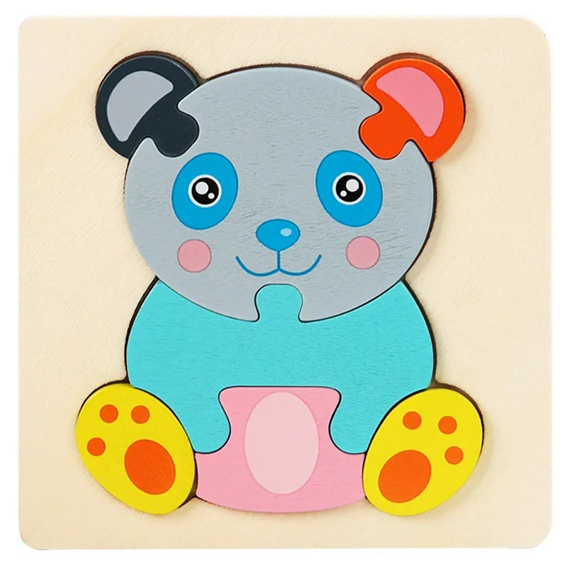 PUZZLE BEBE | Ludipuzzle™ Ensemble de 6 casse-têtes: les animaux