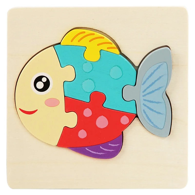 PUZZLE BEBE | Ludipuzzle™ Ensemble de 6 casse-têtes: les animaux