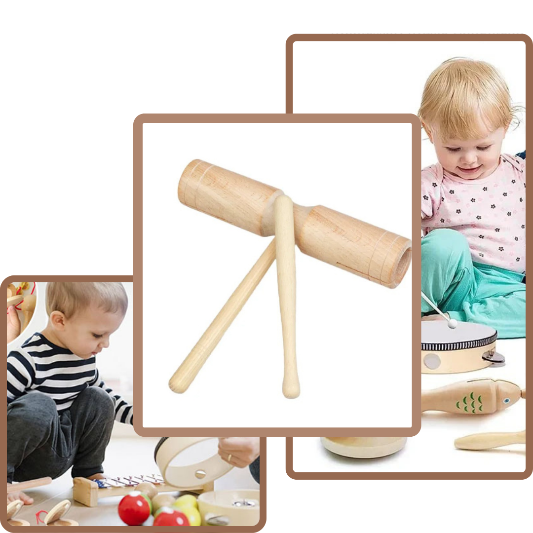Instrument de musique enfant - jouet en Bois Naturel - BOIS SONORE