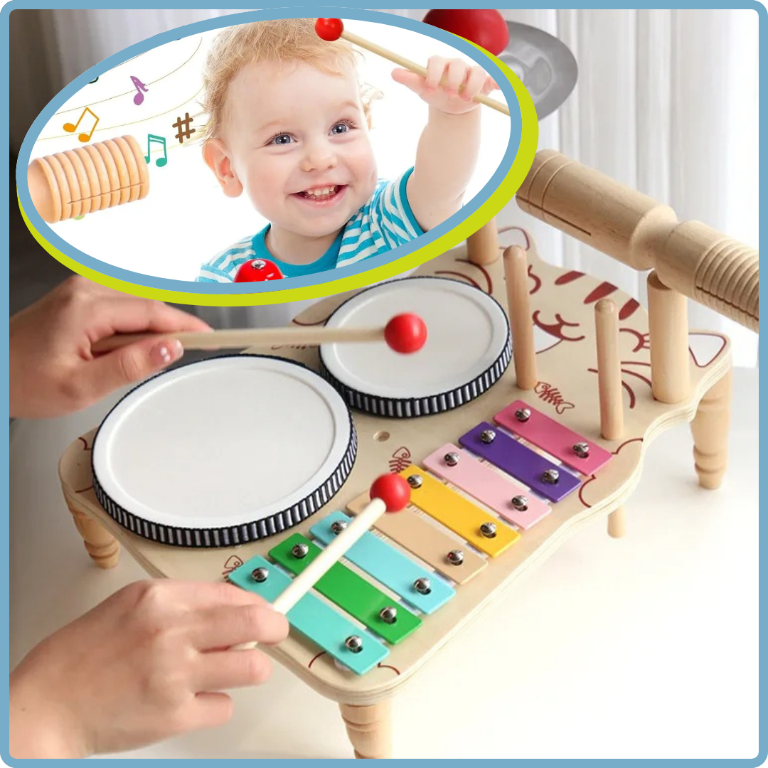 Xylophone | Multi-Percussion™ : Le multi-Instrument de musique idéal pour éveiller la créativité de votre enfant