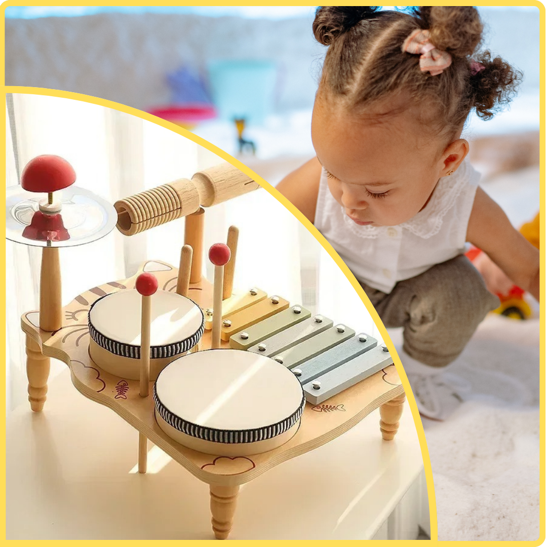 Xylophone | Multi-Percussion™ : Le multi-Instrument de musique idéal pour éveiller la créativité de votre enfant