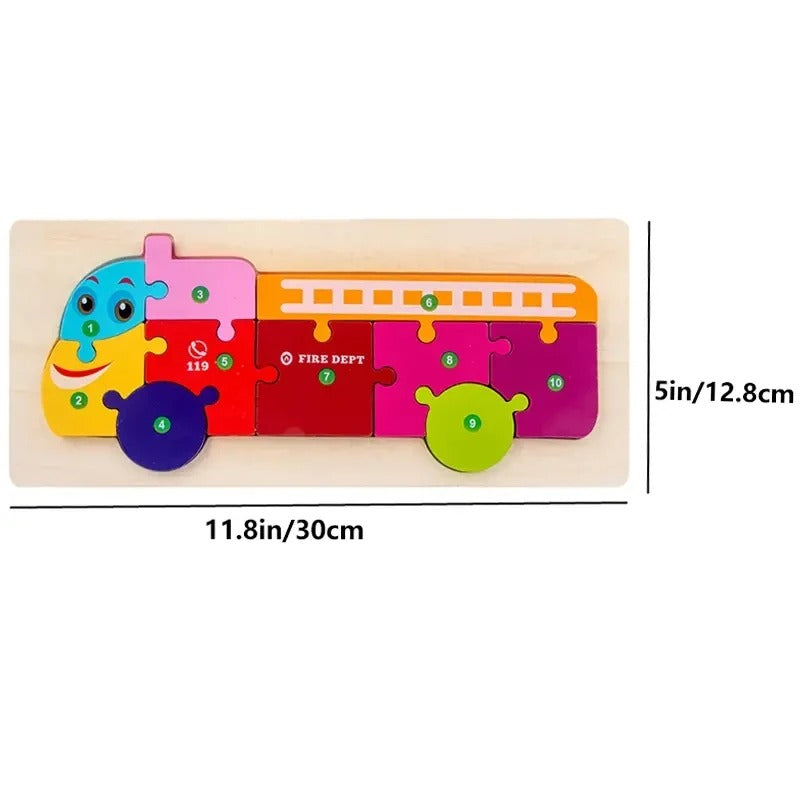 PUZZLE BEBE | Curiopuzzle™ casse-tête d'apprentisage