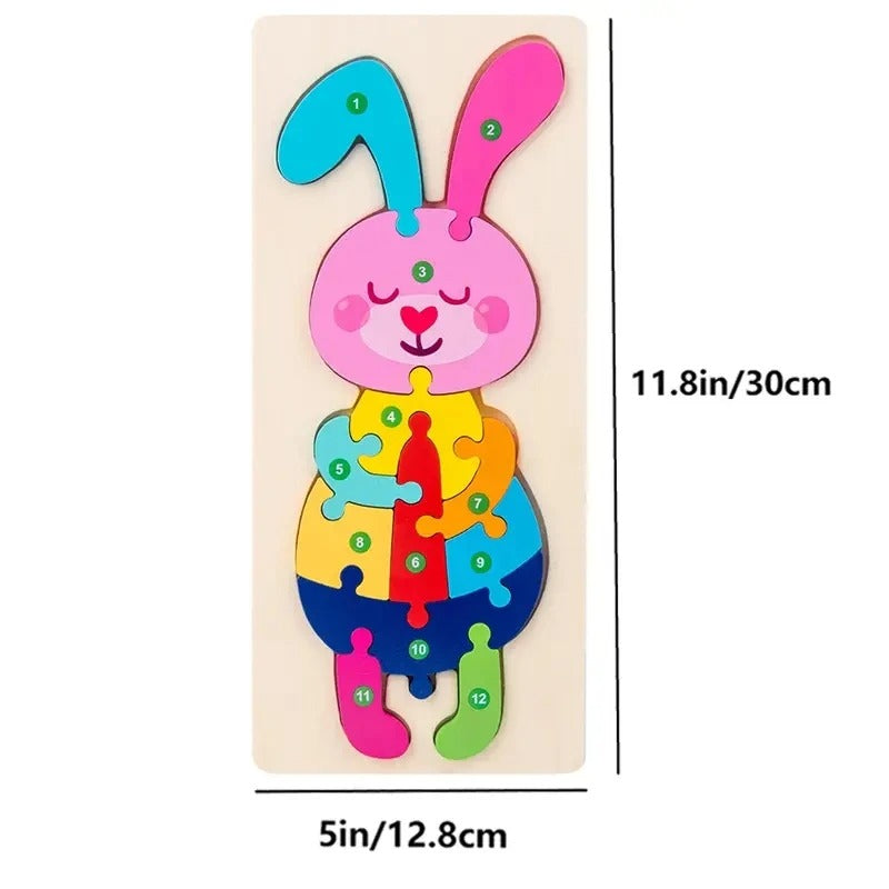 PUZZLE BEBE | Curiopuzzle™ casse-tête d'apprentisage