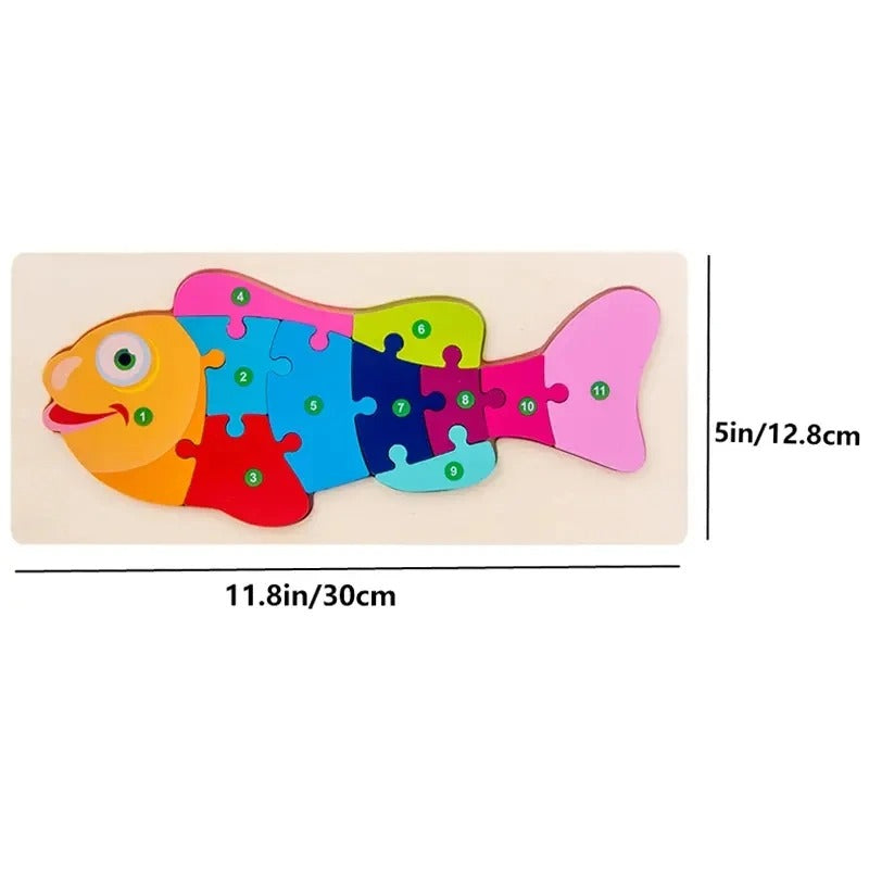 PUZZLE BEBE | Curiopuzzle™ casse-tête d'apprentisage