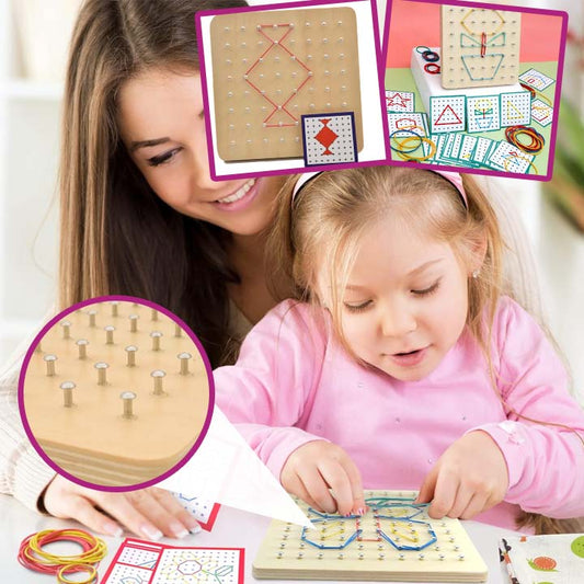 Jeu de Géométrie avec Élastiques