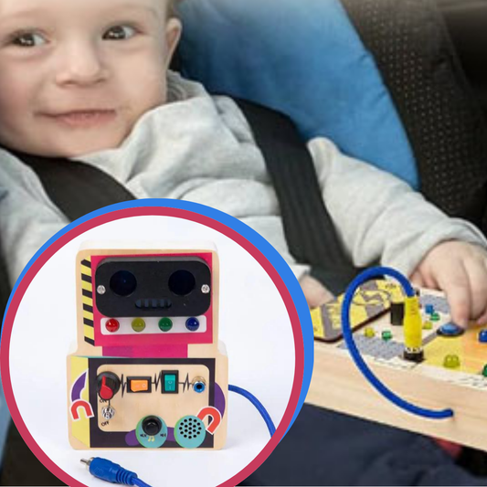 Tableau d'activité Montessori - CircuitDEL™  ROBOT - jouet alternatif aux écrans