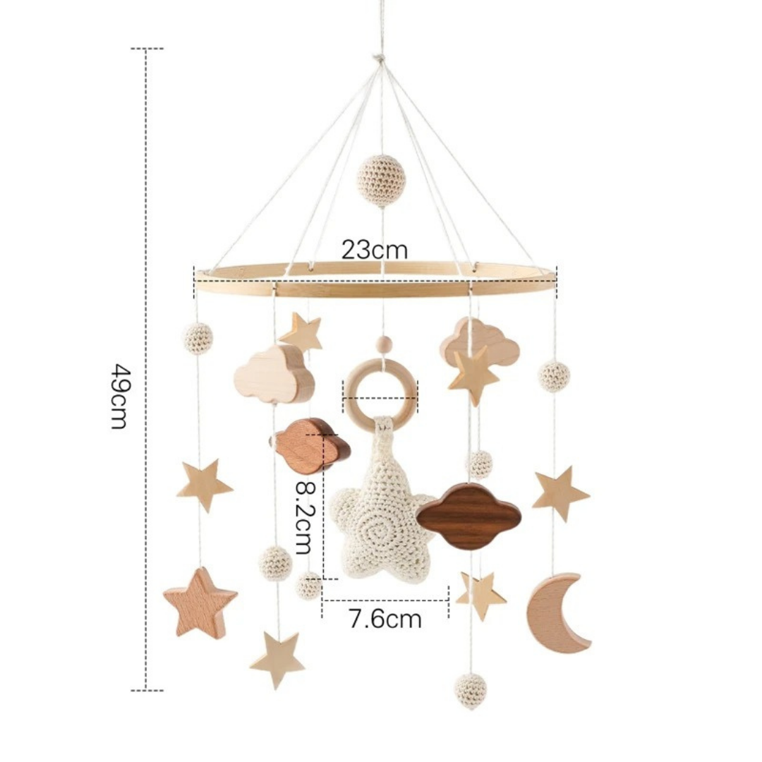 Mobile de lit *CIEL ÉTOILÉ* Décoration Apaisante dans la Chambre de Bébé